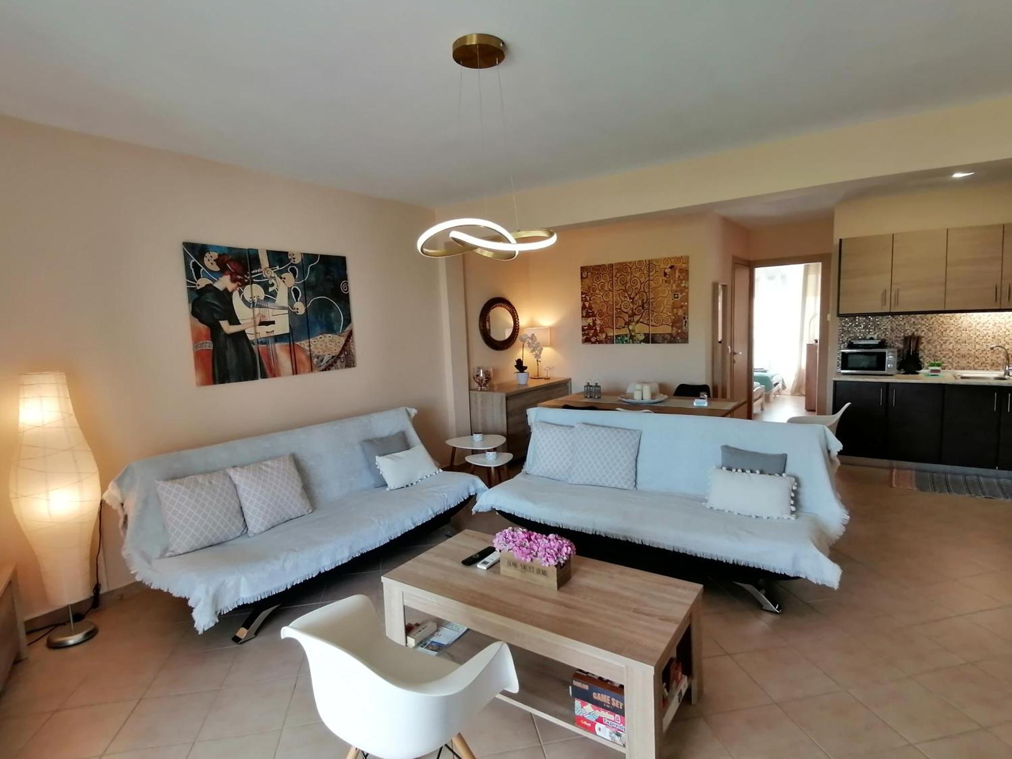 Apartmán Bella Casa Néa Péramos Exteriér fotografie