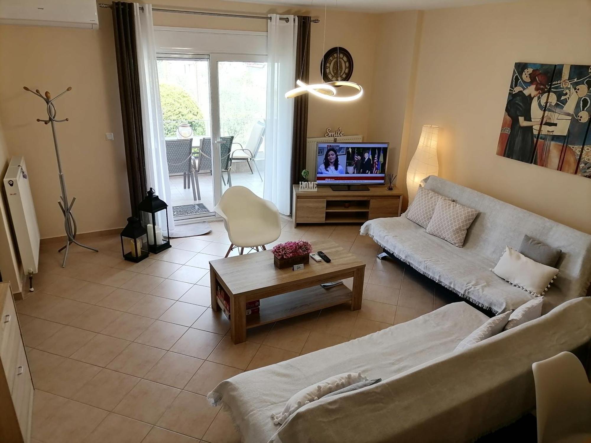 Apartmán Bella Casa Néa Péramos Exteriér fotografie
